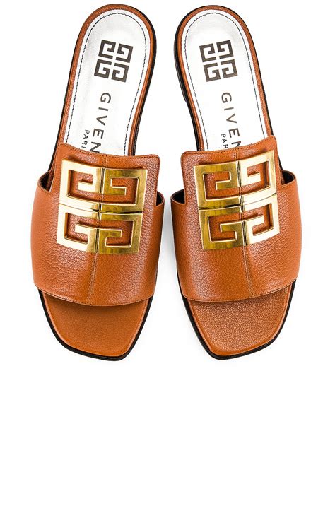 givenchy jelly flat sandals|Givenchy 4g flat mule sandals.